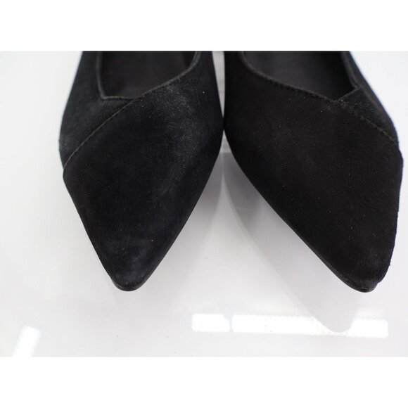 Donald Pliner Palma Ballet Flats Women 6 M Black Pointed Shoes Slip On Comfort - Picture 5 of 14